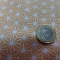 Achat tissu coton 100 cretonne imprime geometrique jaune safran et blanc en 1 45m de l sur marseille