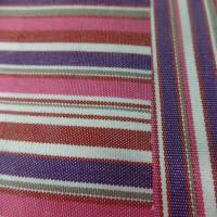 Bache a fine rayures 4 saisons en teflon ton rose violet2