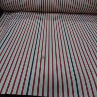 Bache beige a rayures rouge et noir0 1