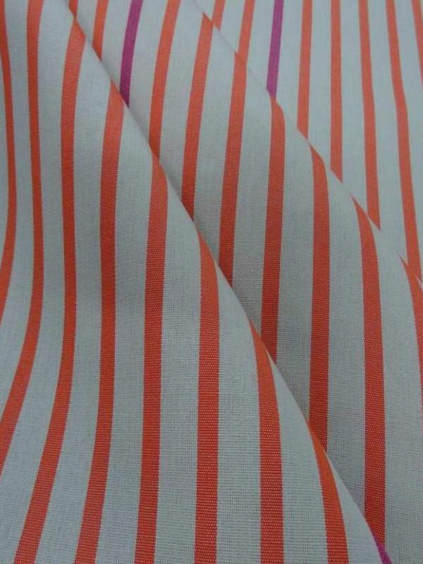 Bache beige raye orange0
