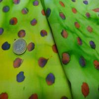 Batik camaieu de vert imprime des 2 faces0