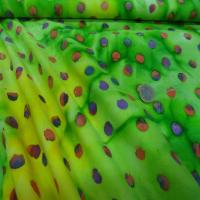 Batik camaieu de vert imprime des 2 faces4