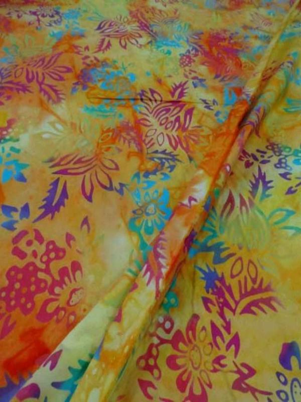 Batik motif fondu ton rouge jaune orange vert bleu6