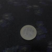 tissu lainage épais noir imprime gris bleu en ligne