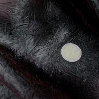beau satin froissé permanent noir