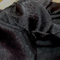 Beau satin froisse permanent noirr6