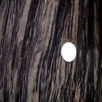 Beau taffetas froisse plisse marron reflets noir en 1 25m de l2