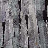 Belle microfibre imprime gris blanc noir6