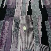 Belle microfibre imprime violet noir06