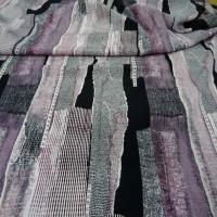 Belle microfibre imprime violet noir6
