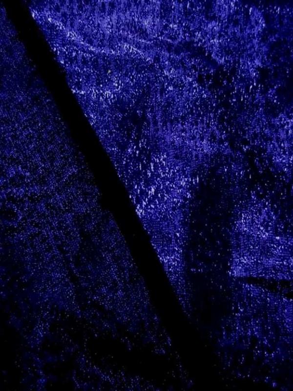 Belle qualite de tissu lame lurex bleu
