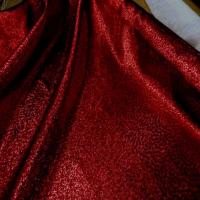 Belle qualite de tissu lame rouge1