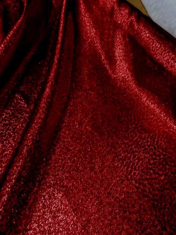 Belle qualite de tissu lame rouge