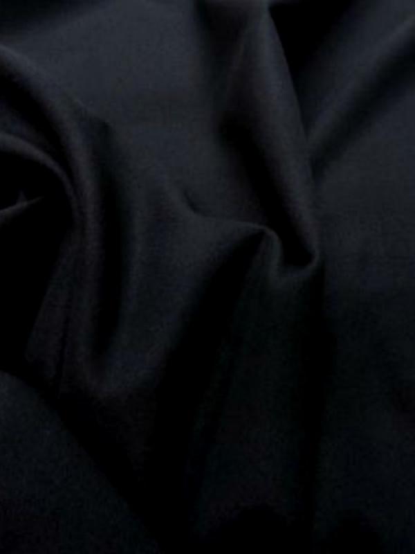 Caban imitation drap de laine noir 3 
