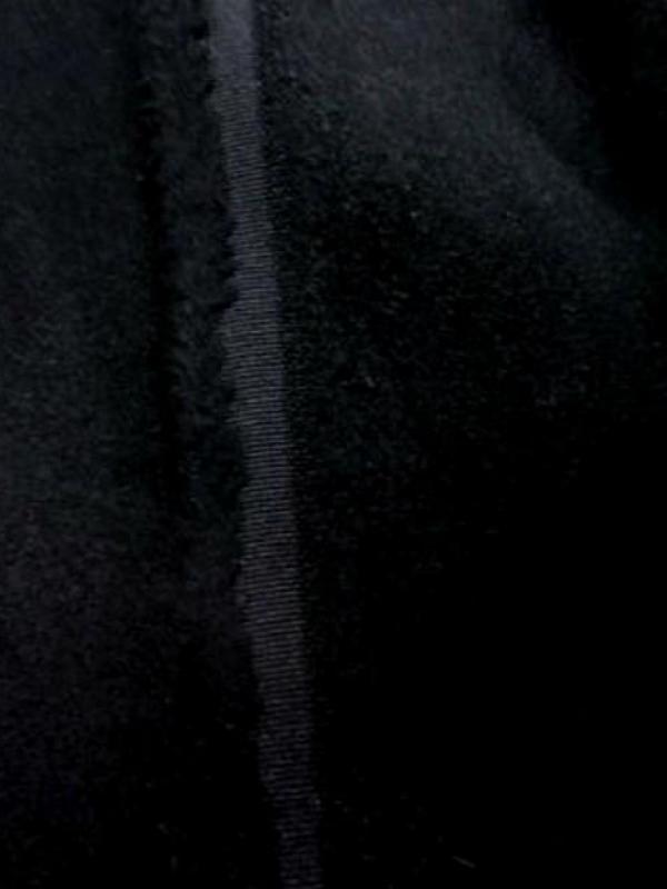 Caban imitation drap de laine noir 2 1