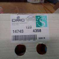 Cône de fil 5000 mètres DMC couleur abricot -120-1474s-4358 vente au détail