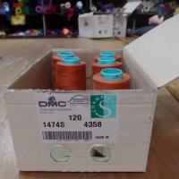 Cône de fil 5000 mètres DMC couleur abricot -120-1474s-4358 pas cher