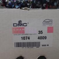 Cone de fil 5000 metres dmc couleur gris acier 1074 40093