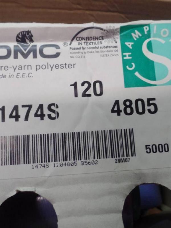 Cone de fil 5000 metres dmc couleur lavande 1474s 4805