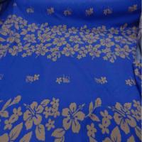Coton bleu a motifs hawaien