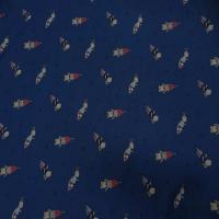 Coton bleu imprime enfant