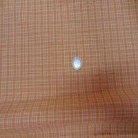 Coton extensible imprime rayure jaune orange5