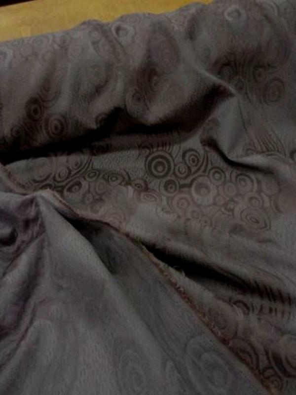 Coton faconne ton gris taupe