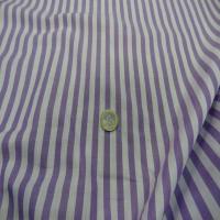 Coton fin a rayures blanc mauve lavande2