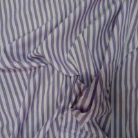 Coton fin a rayures blanc mauve lavande5