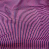 Coton fin a rayures rose violet