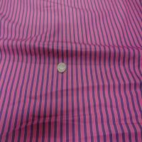 Coton fin a rayures rose violet6