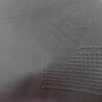 achat tissu Coton fin blanc casse brodé en ligne