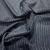 Coton fin bleu a rayures brode noir blanc4