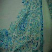 Coton fin vert imprime en 1 45m de large7