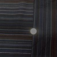 Coton gris bleu a rayures brode fils lurex metal7