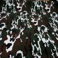 Coton imprime armee camouflage ton marron vert et blanc9
