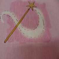 Coton imprime enfant ton rose3