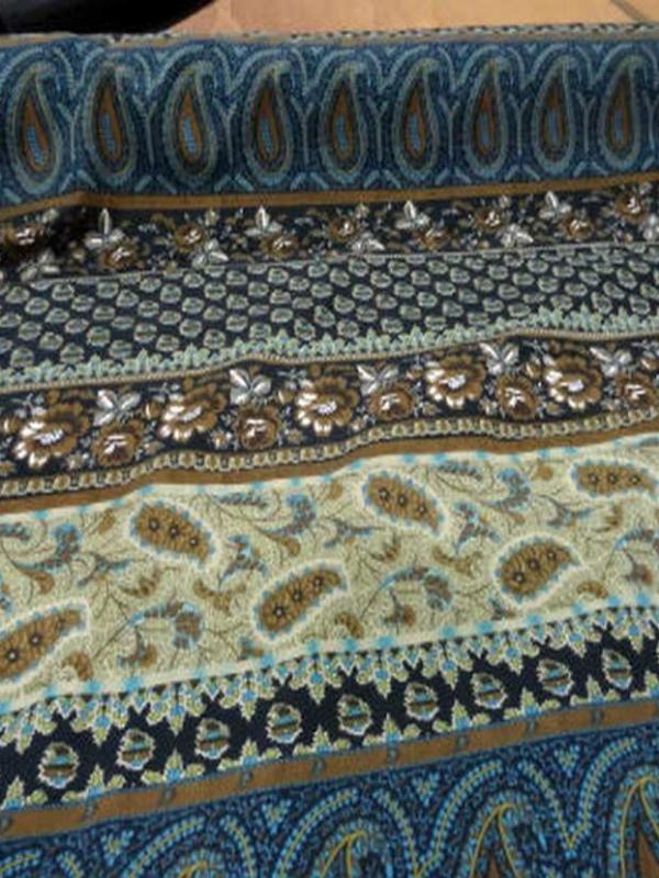 Coton imprime motifs fleurs cash mir0