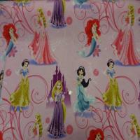 Coton imprime princesse walt disney