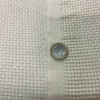 Coton lin a tissage quadrille ecrue