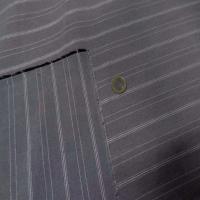 Coton melange gris a rayures en lurex blanc metal