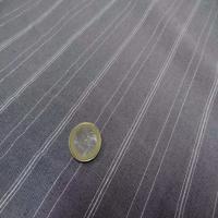 Coton melange gris a rayures en lurex blanc metal0