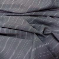 Coton melange gris a rayures en lurex blanc metal1