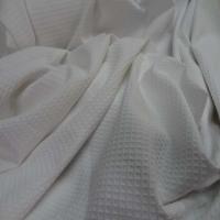 Coton nid d abeille blanc