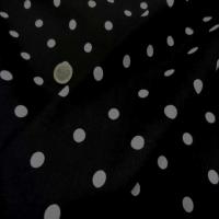 Coton noir imprime pois blanc en 1 50m de large3