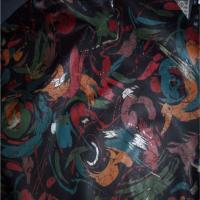 Coton noir imprime tags9
