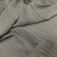 Coton plisse broderie anglaise vert tilleul