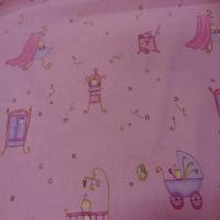Coton rose imprime enfant pour les petits