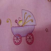 Coton rose imprime enfant pour les petits4