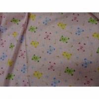 Coton ton rose enfant a carreaux motif ourson2